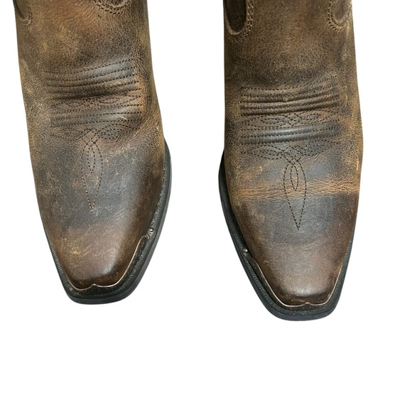 Durango RD3494 Women's 10" Crush  Brown Slouch Western Cowboy Boots Size 6.5 - Picture 3 of 8